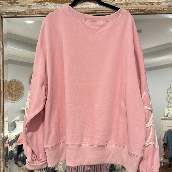 Peach love sweatshirt - Picture 4 of 4